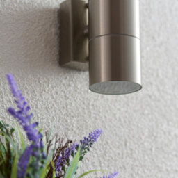Anson Lighting Tube Stainless Steel Outdoor 2 Light Wall Light - thumbnail 5