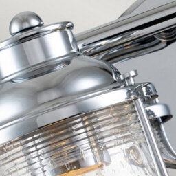 Luminosa Lighting Luminosa Kichler Ashland Bay Wall Lamp Polished Chrome, Ip44 - thumbnail 2
