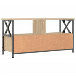 Berkfield Industrial Tv Cabinet Sonoma Oak 90X33X45 Cm Engineered Wood&iron - thumbnail 8