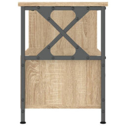 Berkfield Industrial Tv Cabinet Sonoma Oak 90X33X45 Cm Engineered Wood&iron - thumbnail 7