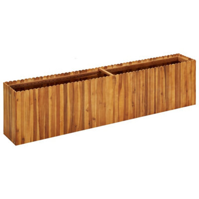 Berkfield Garden Raised Bed 200X30X50 Cm Solid Acacia Wood - image 1