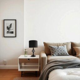 Happy Homewares Classic Twist Metal Table Lamp In Matte Black With Black Drum Shade - thumbnail 6