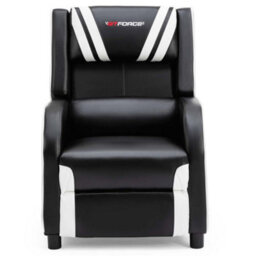 Gtforce Ranger S Faux Leather Gaming Recliner Armchair Sofa Reclining Cinema Chair (White) - thumbnail 3