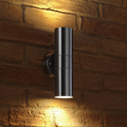 Auraglow Stainless Steel Up & Down Light - Harbury - Warm White (3000K) - thumbnail 2