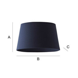 Valuelights Aspen Small Navy Tapered Ceiling Lamp Shade (D)25Cm - thumbnail 8