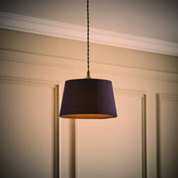 Valuelights Aspen Small Navy Tapered Ceiling Lamp Shade (D)25Cm - thumbnail 5