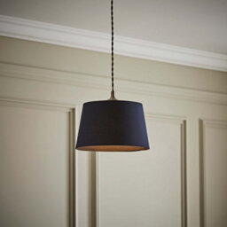 Valuelights Aspen Small Navy Tapered Ceiling Lamp Shade (D)25Cm - thumbnail 1