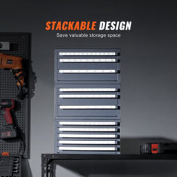 "Vevor 3-Drawer Drill Bit Cabinet, For 1/16""-1/2"" & Letter A-Z, Stackable Steel Organizer With Labels" - thumbnail 6
