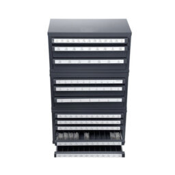 "Vevor 3-Drawer Drill Bit Cabinet, For 1/16""-1/2"" & Letter A-Z, Stackable Steel Organizer With Labels" - thumbnail 1