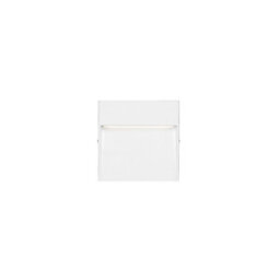 Luminosa Lighting Luminosa Nod Square Led Outdoor Recessed Wall Lamp White, Opal, Warm-White 3000K, Ip65 - thumbnail 2