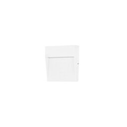 Luminosa Lighting Luminosa Nod Square Led Outdoor Recessed Wall Lamp White, Opal, Warm-White 3000K, Ip65 - thumbnail 1