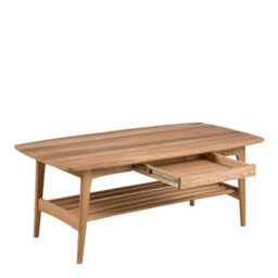 Wyld Haus Featherwood Natural Oak Coffee Table - 1300 X 700 X 510mm - thumbnail 5