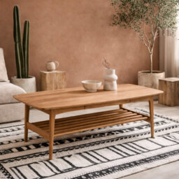 Wyld Haus Featherwood Natural Oak Coffee Table - 1300 X 700 X 510mm - thumbnail 2