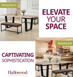 Hallowood Furniture Dudley 1.8M Dining Table Set With 2 Deluxe Leather Effect Benches - thumbnail 6