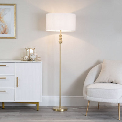Valuelights Marissa Gold Stacked Ball Floor Lamp Base - image 1