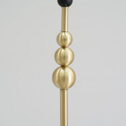 Valuelights Marissa Gold Stacked Ball Floor Lamp Base - thumbnail 2