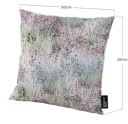 Hayward 50 X 50Cm Outdoor Cushion, Spring Meadow Classic Square Design, Shower-Resistant Square Cushion For Garden & Patio - thumbnail 2