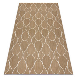RugsX Flat 49379265 Sisal Carpet Drops - Natural Beige Straw Color, String 80X150 Cm - thumbnail 4
