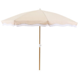 Beliani Market Parasol 232 Cm Sestriere Beige - thumbnail 1