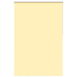 Berkfield Roller Blind Blackout Yellow 145X210 Cm Fabric Width 141.6 Cm Polyester - thumbnail 1