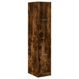 Walplus Apothecary Cabinet Smoked Oak 30X41X144.5 Cm Engineered Wood - thumbnail 3