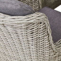 Statement Furniture Swinley 4 Seater Rattan Round Garden Dining Table & Chairs Set - thumbnail 7