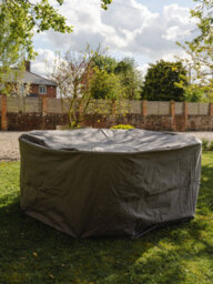 Statement Furniture Swinley 4 Seater Rattan Round Garden Dining Table & Chairs Set - thumbnail 5