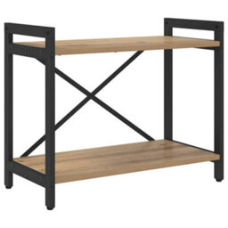 Berkfield Bookcase Artisan Oak 60 X 30 X 48.5 Cm Engineered Wood - thumbnail 2