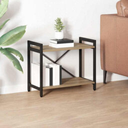 Berkfield Bookcase Artisan Oak 60 X 30 X 48.5 Cm Engineered Wood - thumbnail 1