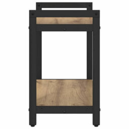 Berkfield Bookcase Artisan Oak 60 X 30 X 48.5 Cm Engineered Wood - thumbnail 6