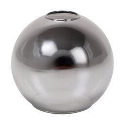 Valuelights Bellamy Easy Fit Smoked Glass Globe Lampshade Ceiling Light Shade (D)25Cm - thumbnail 1
