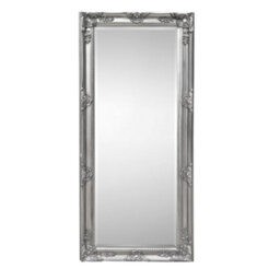 Julian Bowen Palais Pewter Lean-To Mirror, Wood Frame, Rectangular, Full Length, Freestanding, 170 X 70 X 6Cm - thumbnail 3
