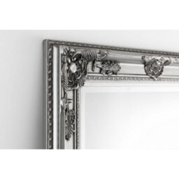 Julian Bowen Palais Pewter Lean-To Mirror, Wood Frame, Rectangular, Full Length, Freestanding, 170 X 70 X 6Cm - thumbnail 4