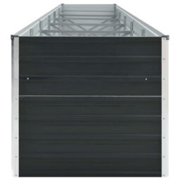 Berkfield Garden Raised Bed Galvanised Steel 480X80X77 Cm Anthracite - thumbnail 4