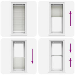 Berkfield Pleated Blind Light Grey 60X100 Cm Fabric Width 59.4 Cm Polyester - thumbnail 5