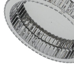 Thehotsale 30W 50Cm Dia Round Crystal Celling Light Chrome Finish Cool White Light - thumbnail 5