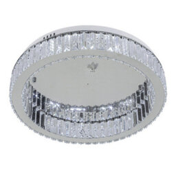 Thehotsale 30W 50Cm Dia Round Crystal Celling Light Chrome Finish Cool White Light - thumbnail 3