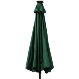 Sundaze 2.7M Green Garden  Parasol Umbrella With Solar Led Lights And Crank Tilt Function Outdoor Patio - thumbnail 7