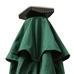 Sundaze 2.7M Green Garden  Parasol Umbrella With Solar Led Lights And Crank Tilt Function Outdoor Patio - thumbnail 3