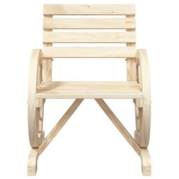Berkfield Garden Chair 58X58X78.5 Cm Solid Wood Fir - thumbnail 4