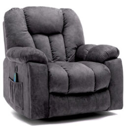 Matteo Power Massage Lift Recliner Chair - Grey - thumbnail 4