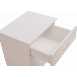 Timber Art Design Rio Costa Bedside Cabinet Bedroom Furniture Nightstand Table 1 Drawer White - thumbnail 3