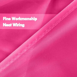 Luxury Living Elegant Plain Voile Curtain Panels Pair With Free Tie Backs Cerise - thumbnail 4