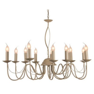Luminosa Lighting Luminosa Long Island Multi Arm Chandeliers Beach Ivory