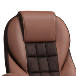 Homcom Executive Office Chair High Back Computer Chair With Armrests Brown - thumbnail 8