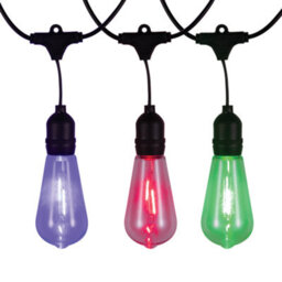 Tcp Led Festoon Lights,  10M Colour Changing Outdoor & Indoor Lighting, St64 E27 Rgb Mains Powered - thumbnail 2