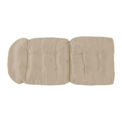 Living And Home Khaki Garden Chair Seat Pad Cushion Waterproof Outdoor Bench Swing Chair Egg Chair Seat Cushion 125Cm L X 53Cm W