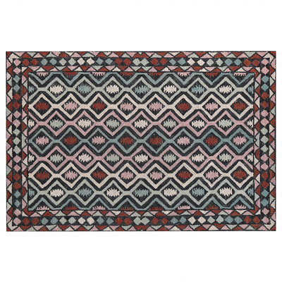 Beliani Rug Haymana Multicolour 160 X 230 Cm Wool - image 1