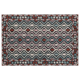 Beliani Rug Haymana Multicolour 160 X 230 Cm Wool - thumbnail 1