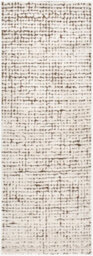 Livabliss Our Pnw Home Cascade-Modern Ivory Brown Graphic High Pile Living Dining Bedroom Rug 80 X 220 Cm Easy Care, Non Shedding - thumbnail 1